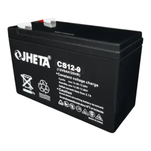 Batería 12V 9Ah sellada Jheta CS12-9 para UPS y sistemas de seguridad