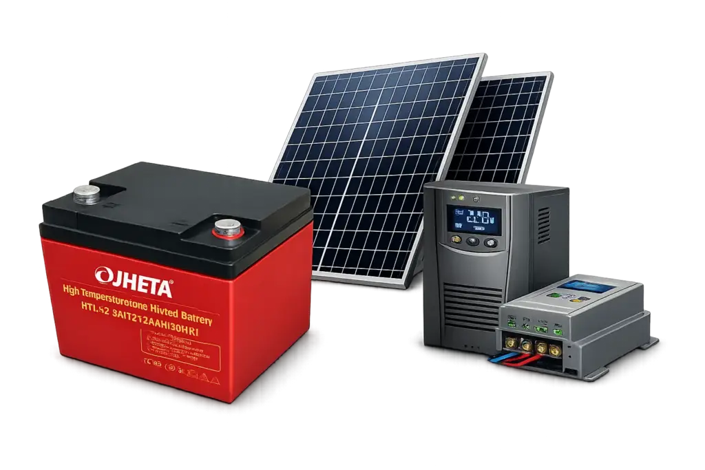 Batería GEL 12V ciclo profundo para sistema solar e industrial