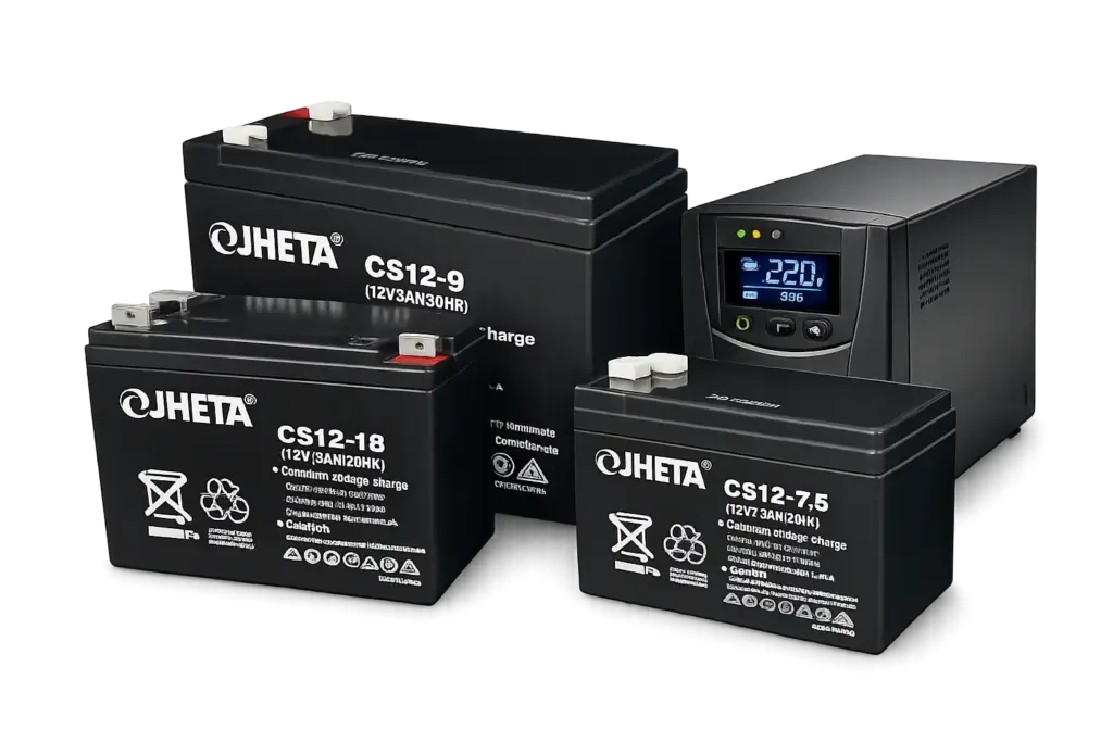 Baterías 12V selladas para UPS y respaldo profesional Jheta