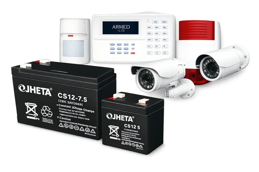 Baterías 12V selladas para alarmas y sistemas CCTV
